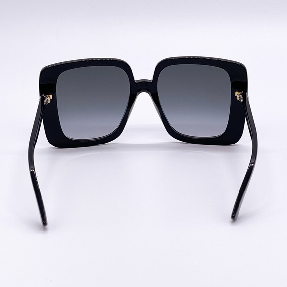 NEW GUCCI GG1314S 001 WOMEN’S BLACK SQUARE FRAME SUNGLASSES GUCCI - Picture 9 of 14